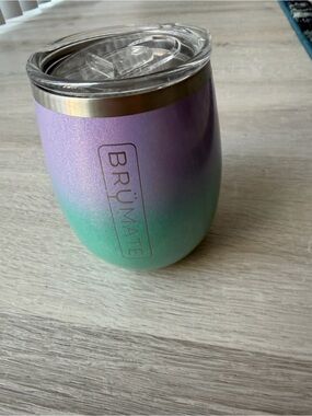 Brumate Uncork’d XL 14oz Glitter Mermaid Ombre Wine Tumbler